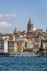 Fototapeta na wymiar View of Istanbul Beyoglu area