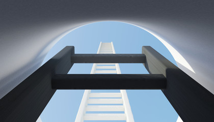 ladder to heaven and hell