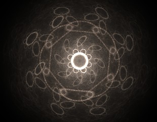 Obraz premium generated colored shapes