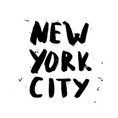 New York city - lettering design