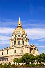 Les Invalides - complex of museums and tomb of Napoleon Bonapart