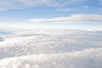 aerial view - sky and clouds
