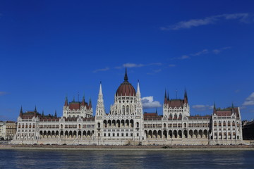 Fototapeta na wymiar Budapest Parliament. Budapest, Hungary 