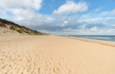 Fototapeta na wymiar Hemsby Beach in Norfolk