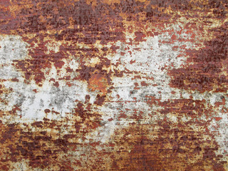 background of rusted metal and paint