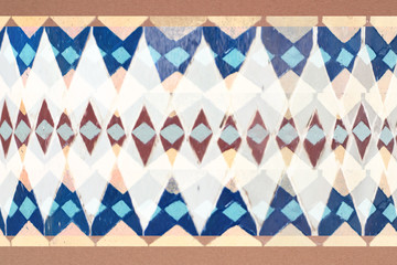 geometric mosaic ornament - graphic design background