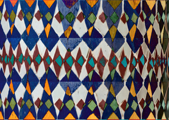 geometric mosaic ornament - graphic design background