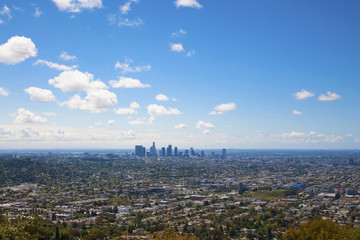 Downtown Los Angeles in the distance
