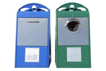 dumpster isolated on white background