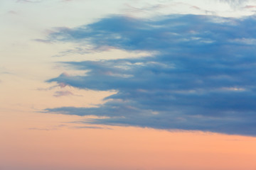 Peaceful white clouds