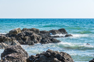 sunny day on the Adriatic coast