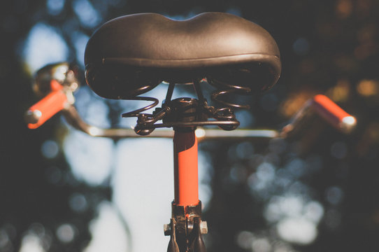 Retro Bicycle with vintage overlay