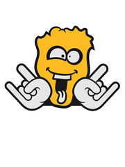 Hard Rock Heavy Metal handzeichen satan