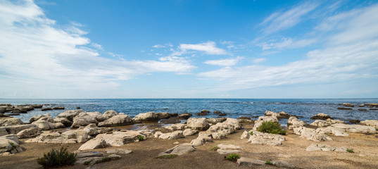 sunny day on the Adriatic coast