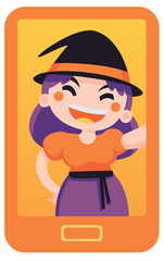 Witch Taking a Selfie