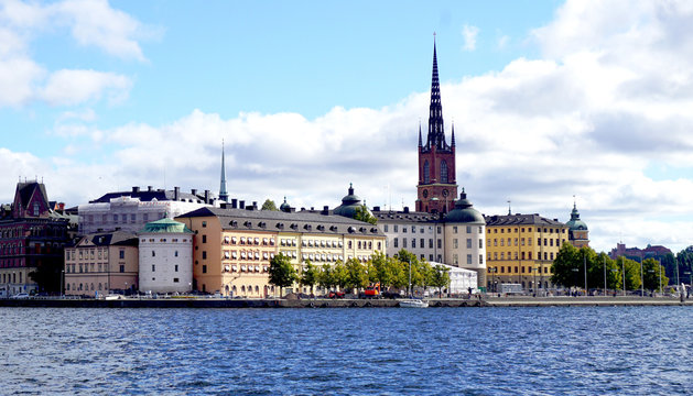 Landscape of Stockholm oldtown city