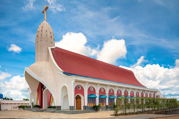 La Vang catholic church in Bao Loc city, Vietnam