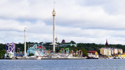View of Stockholm theme park