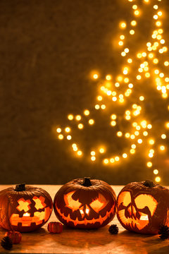 Pumpkin lantern masks