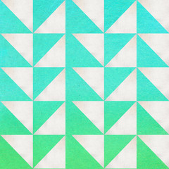 geometric triangle prints on watercolored texture - abstract gra © goldnetz