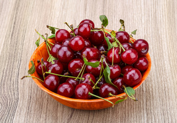 Cherry in the bowl
