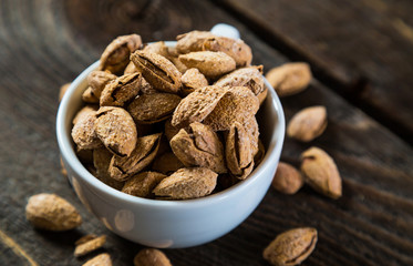 Almonds in shell