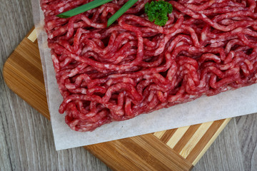 Minced beef meat