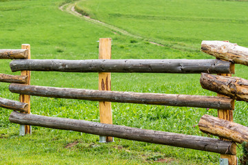 wooden fence