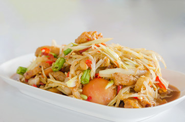 spicy papaya salad