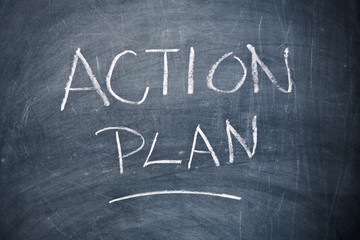 Action Plan Chalkboard