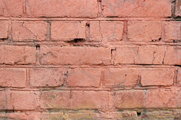 Background of old brick wall texture 