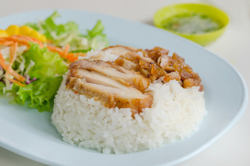 fried Chicken with rice