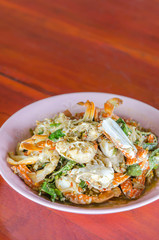 Stir fried Crab