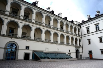 Fototapeta na wymiar Palace of the Grand Dukes of Lithuania in Vilnius city