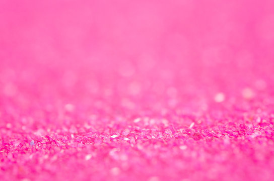 The pink sand