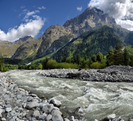 mountain landscape Svaneti