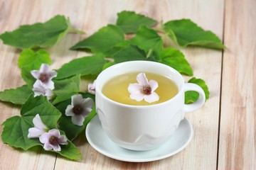 Herbal tea from marshmallow, 