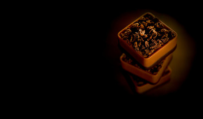 Belgium Chocolates Stacked