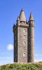 Fototapeta na wymiar Scrabo tower in Northern Ireland