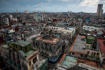 City scape of Havana capitol of Cuba