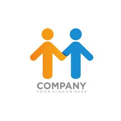  Initial M People Partnership Logo Icon