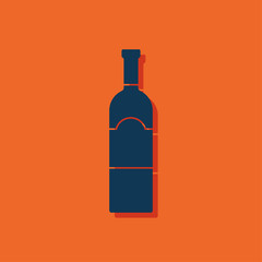 kitchen icon of wine bottle