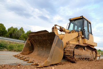 Fototapeta premium Bulldozer 