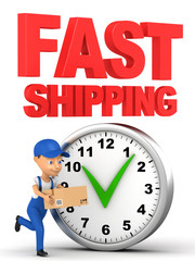 3d fast shipping