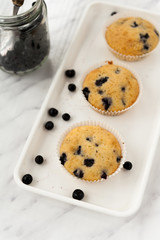 Blueberry muffins