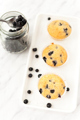 Blueberry muffins