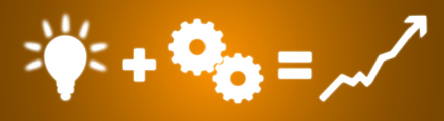 Effizienz Aufschwung Business Idee Wachstum Motivation Gleichung