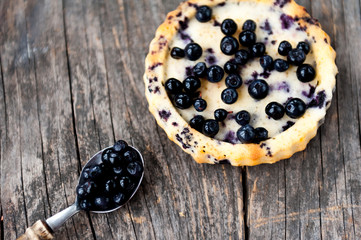 Blueberries tart