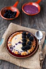 Blackberries tart