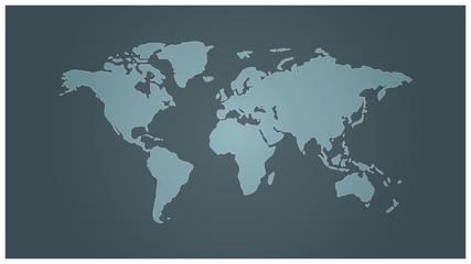 Simple world map